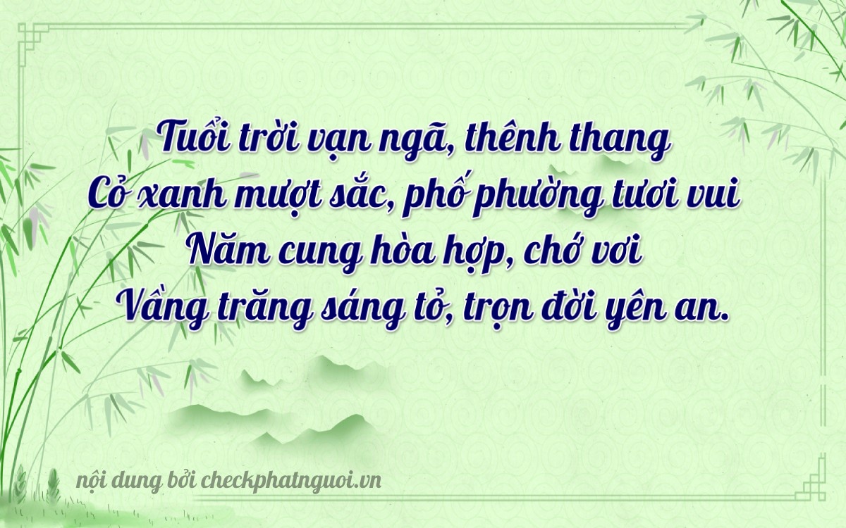 Bài thơ ý nghĩa cho <b>biển số 66BA-17177</b> tại website checkphatnguoi.vn