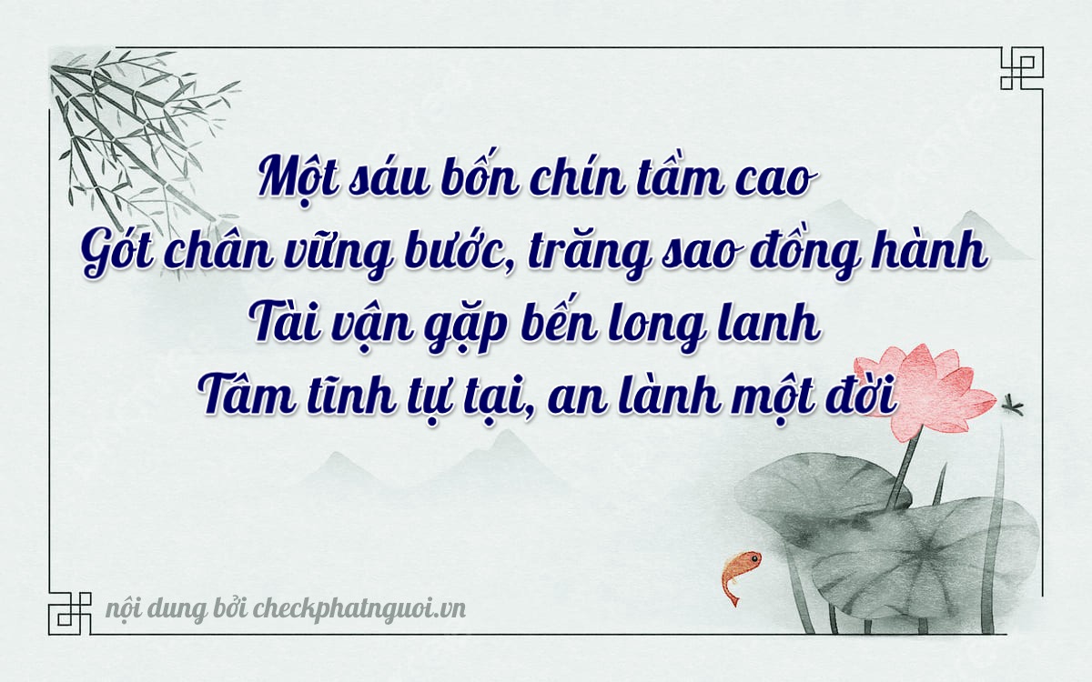 Bài thơ ý nghĩa cho <b>biển số 66C-16499</b> tại website checkphatnguoi.vn