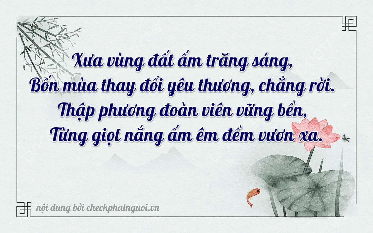 Bài thơ ý nghĩa cho <b>biển số 66C2-37014</b> tại website checkphatnguoi.vn