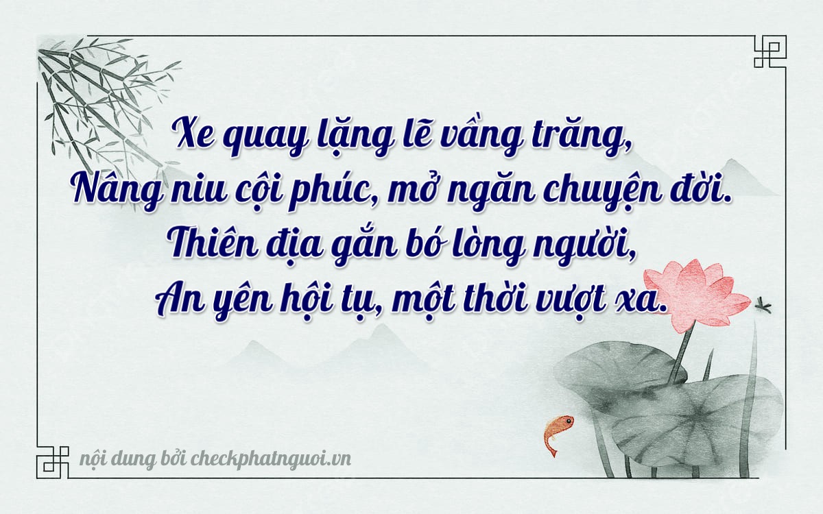 Bài thơ ý nghĩa cho <b>biển số 66CA-01762</b> tại website checkphatnguoi.vn