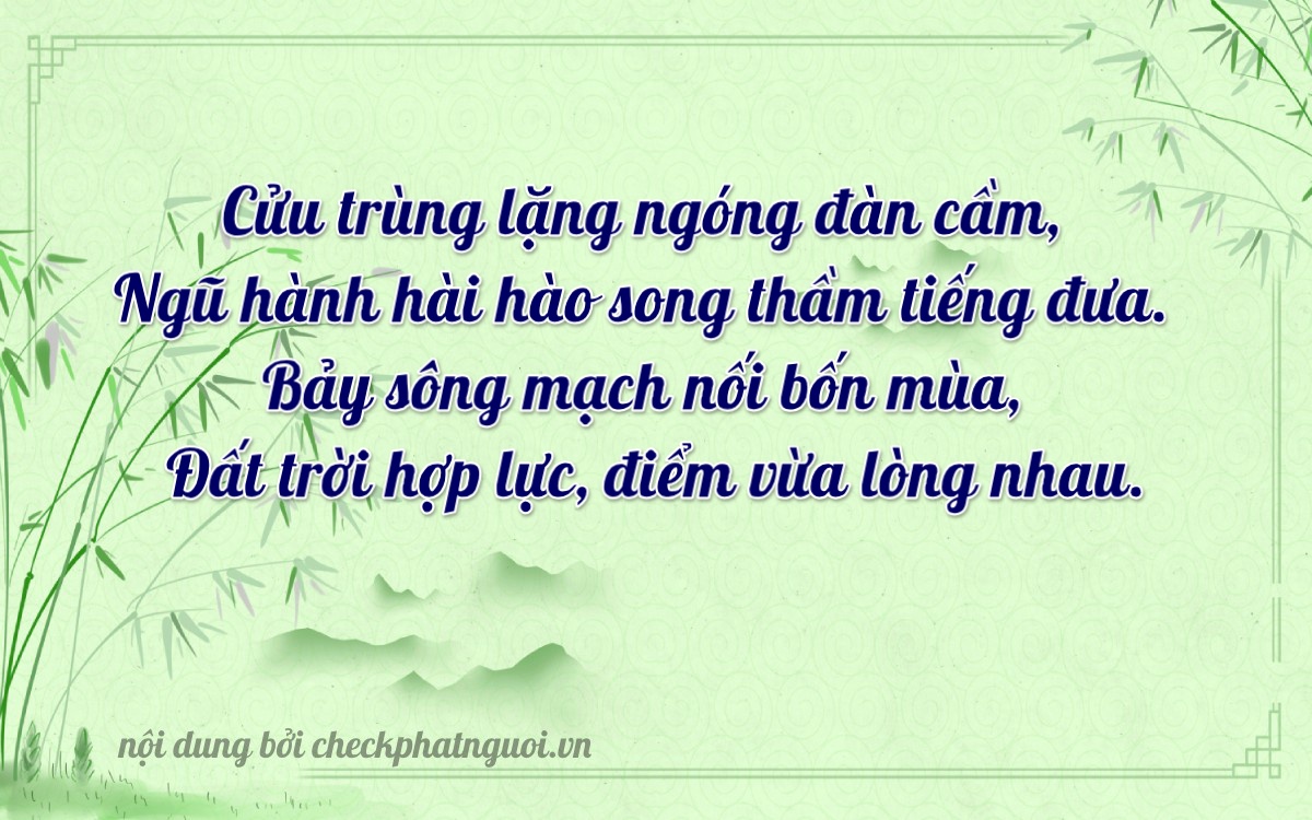 Bài thơ ý nghĩa cho <b>biển số 66F1-37776</b> tại website checkphatnguoi.vn