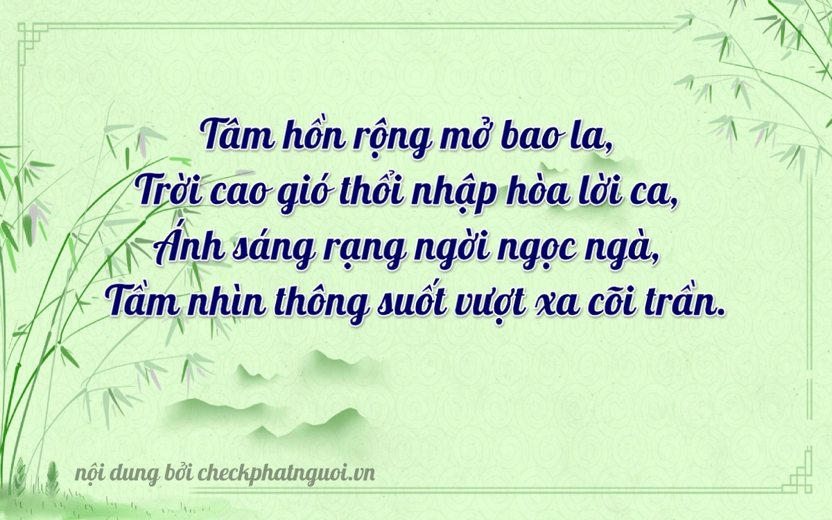 Bài thơ ý nghĩa cho <b>biển số 66F-15454</b> tại website checkphatnguoi.vn