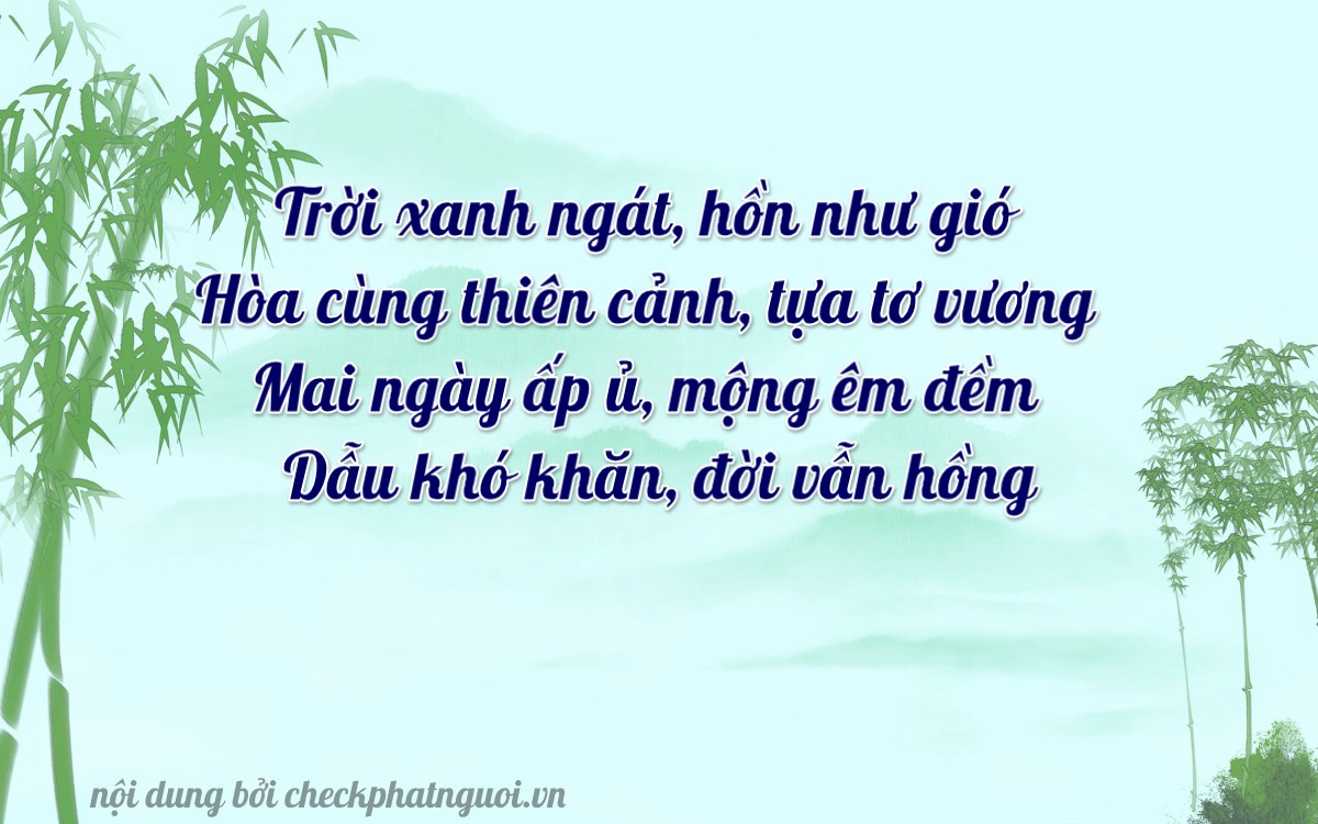 Bài thơ ý nghĩa cho <b>biển số 66F1-82328</b> tại website checkphatnguoi.vn
