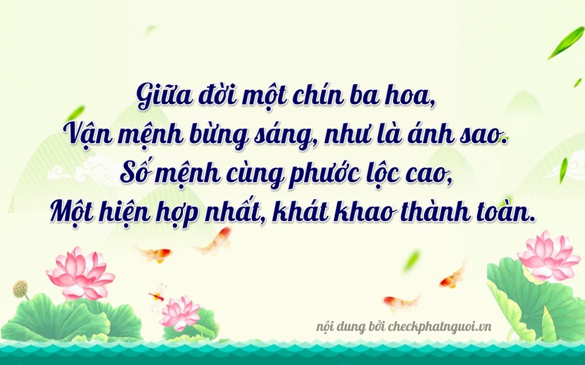 Bài thơ ý nghĩa cho <b>biển số 66FA-13391</b> tại website checkphatnguoi.vn