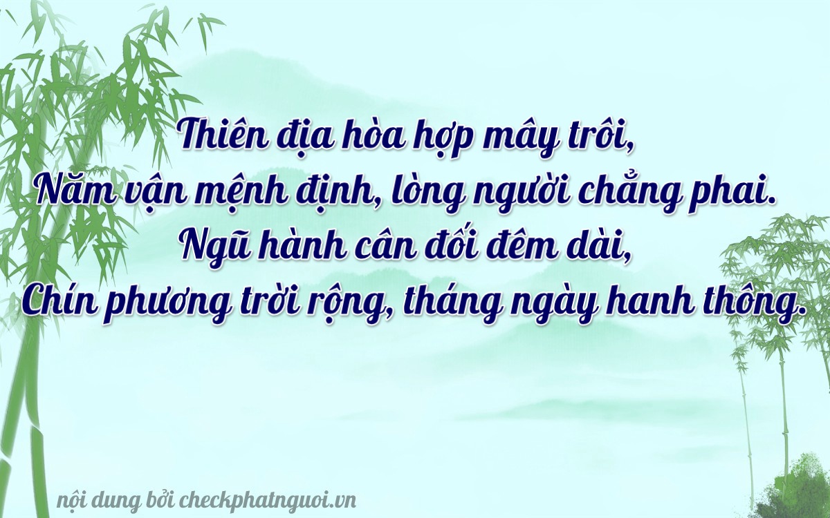 Bài thơ ý nghĩa cho <b>biển số 66K1-51829</b> tại website checkphatnguoi.vn