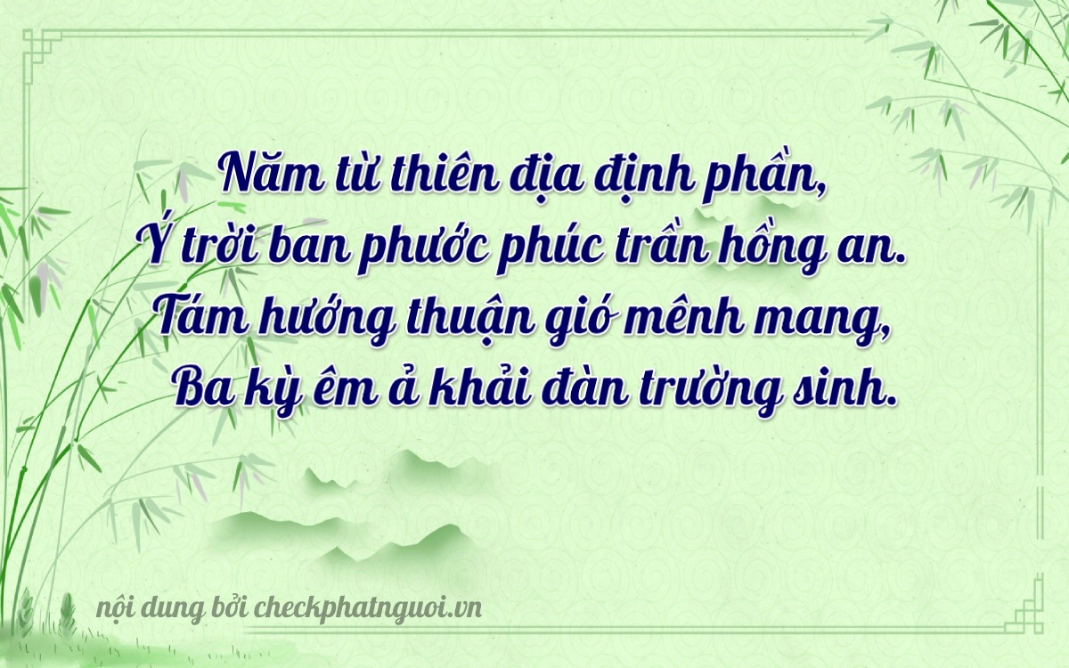 Bài thơ ý nghĩa cho <b>biển số 66L1-51834</b> tại website checkphatnguoi.vn