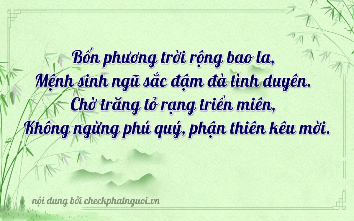 Bài thơ ý nghĩa cho <b>biển số 66L1-84300</b> tại website checkphatnguoi.vn