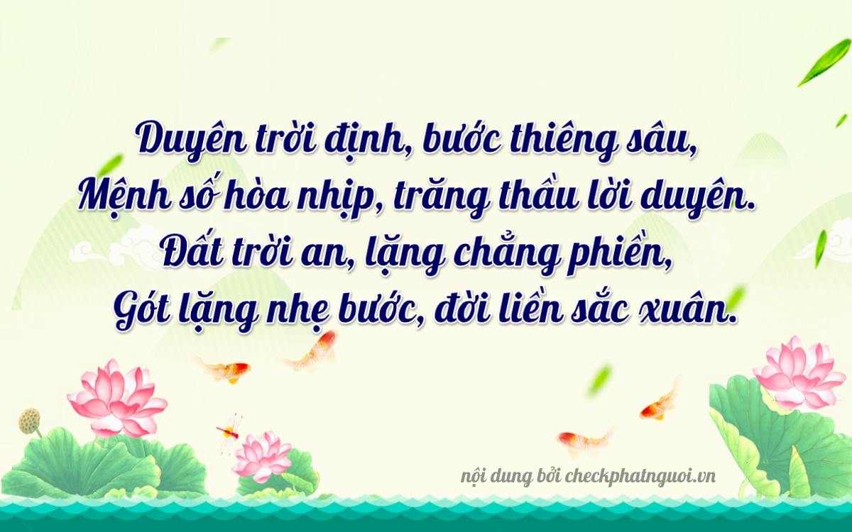 Bài thơ ý nghĩa cho <b>biển số 66LA-21772</b> tại website checkphatnguoi.vn
