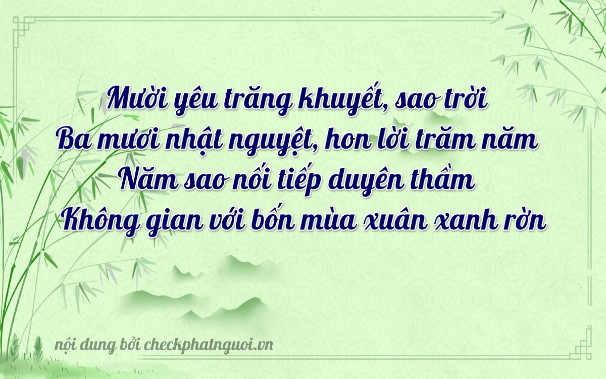 Bài thơ ý nghĩa cho <b>biển số 66M-13050</b> tại website checkphatnguoi.vn