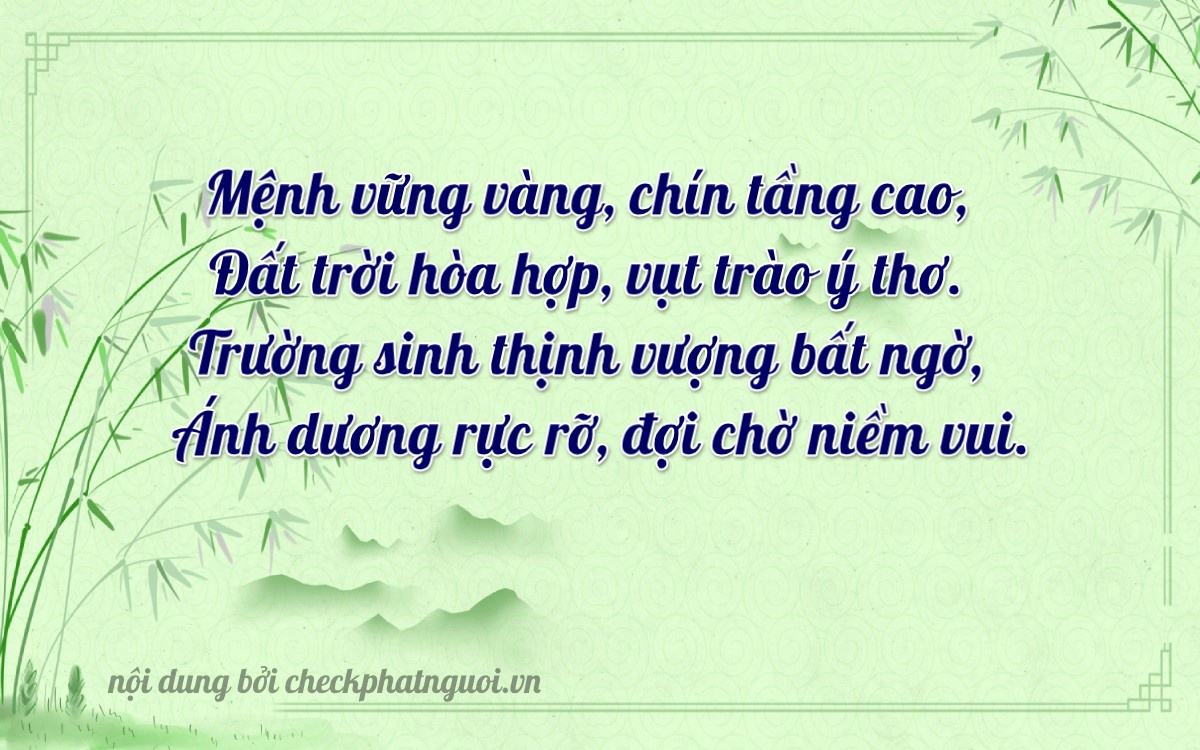 Bài thơ ý nghĩa cho <b>biển số 66M1-37755</b> tại website checkphatnguoi.vn