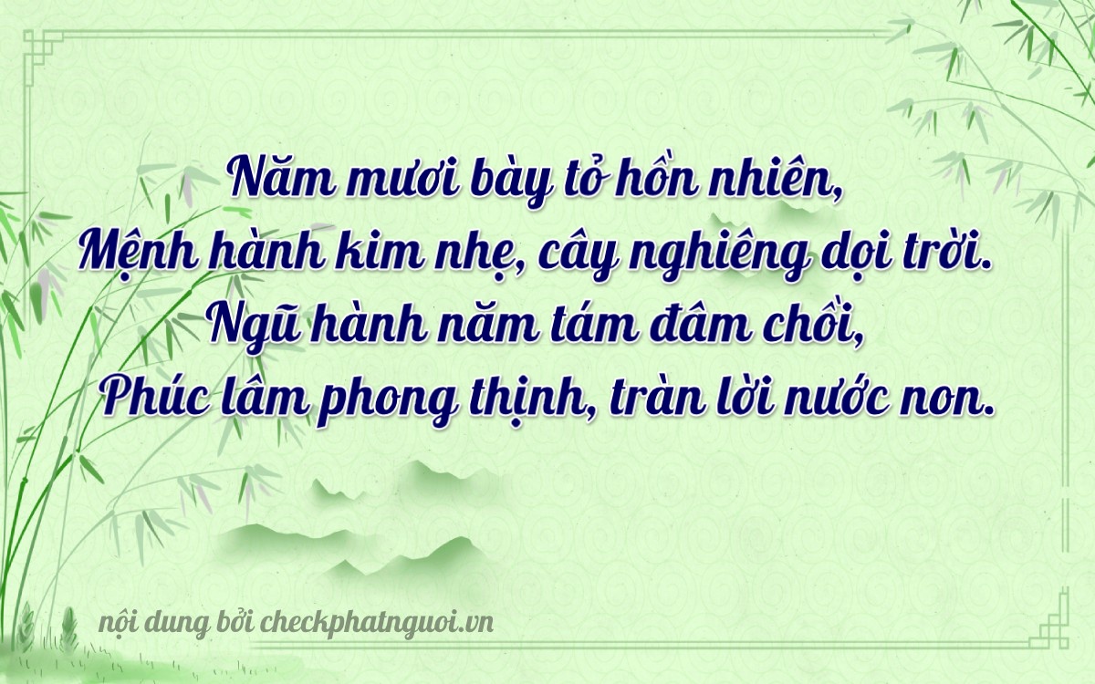 Bài thơ ý nghĩa cho <b>biển số 66M1-55858</b> tại website checkphatnguoi.vn