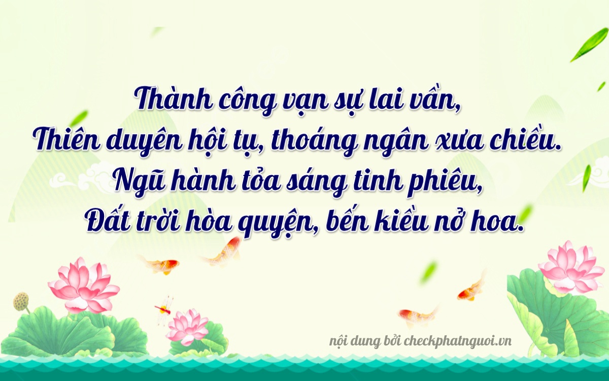 Bài thơ ý nghĩa cho <b>biển số 66N1-00666</b> tại website checkphatnguoi.vn