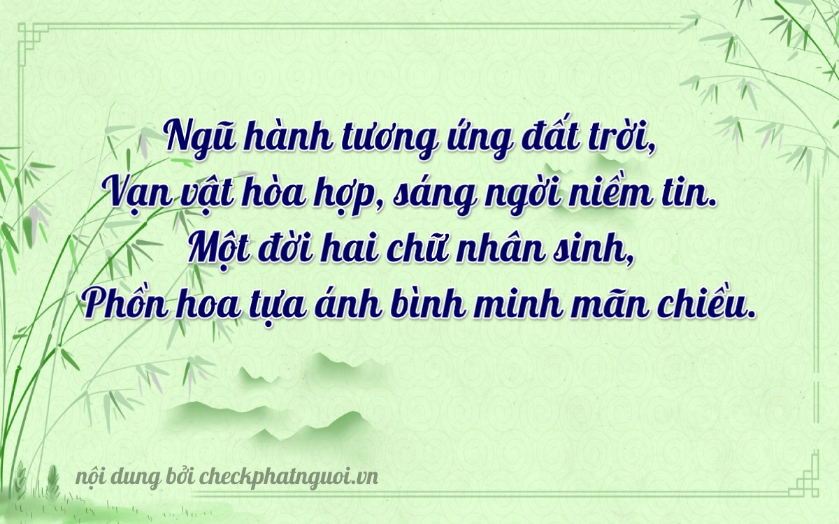 Bài thơ ý nghĩa cho <b>biển số 66P1-09320</b> tại website checkphatnguoi.vn