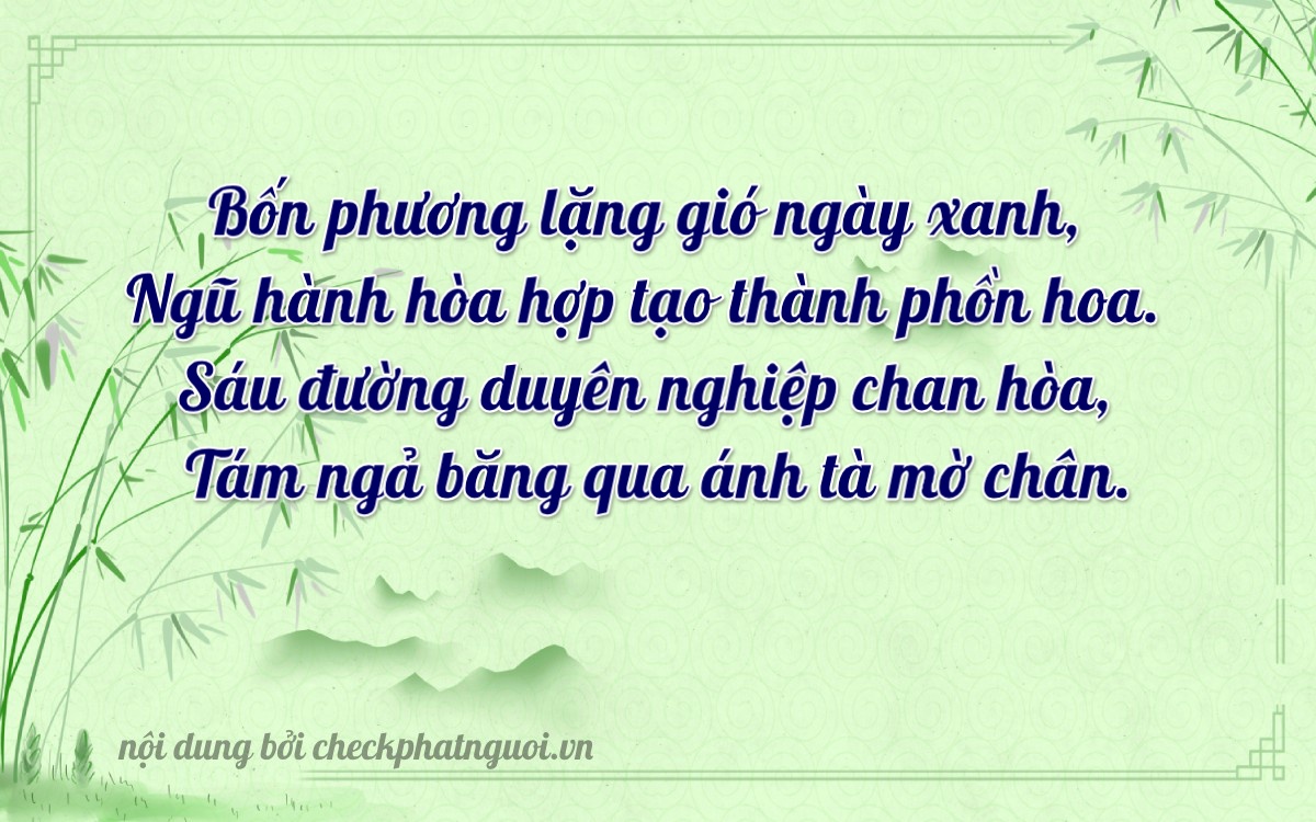 Bài thơ ý nghĩa cho <b>biển số 66P2-45068</b> tại website checkphatnguoi.vn