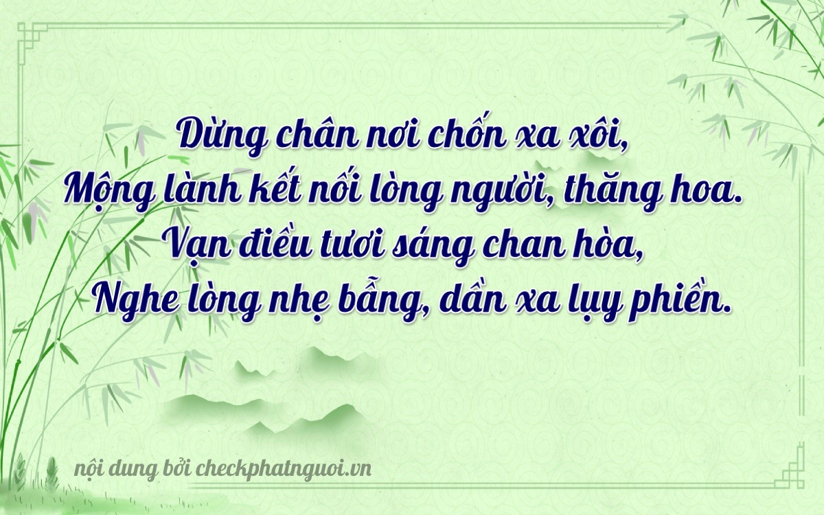 Bài thơ ý nghĩa cho <b>biển số 66PA-18248</b> tại website checkphatnguoi.vn