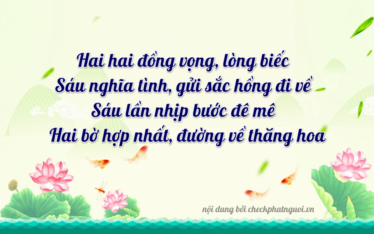 Bài thơ ý nghĩa cho <b>biển số 66PA-22662</b> tại website checkphatnguoi.vn