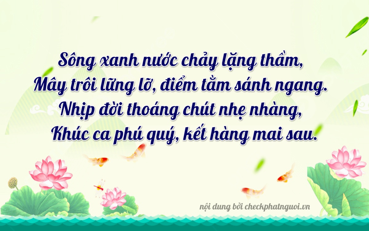 Bài thơ ý nghĩa cho <b>biển số 66PA-23064</b> tại website checkphatnguoi.vn