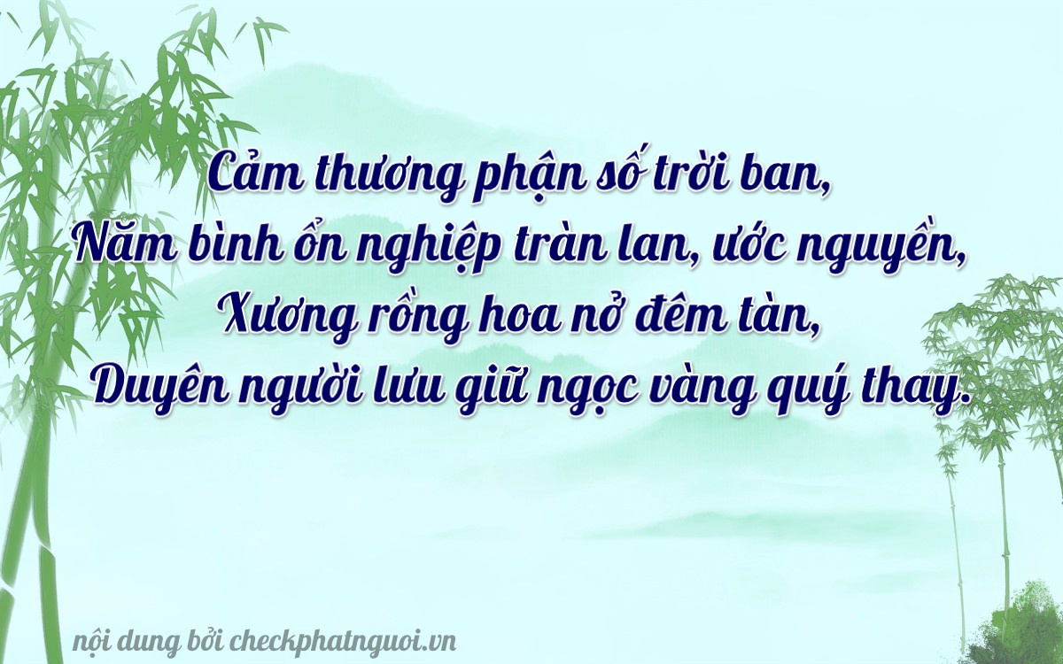 Bài thơ ý nghĩa cho <b>biển số 67102</b> tại website checkphatnguoi.vn
