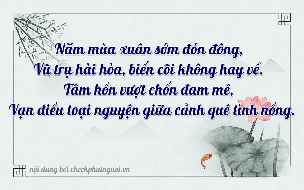 Bài thơ ý nghĩa cho <b>biển số 67A-05318</b> tại website checkphatnguoi.vn