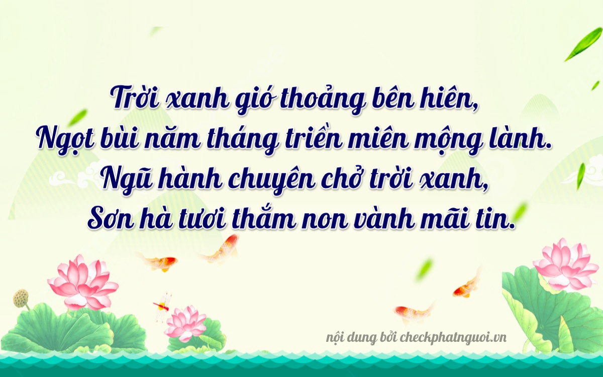 Bài thơ ý nghĩa cho <b>biển số 67A-10935</b> tại website checkphatnguoi.vn