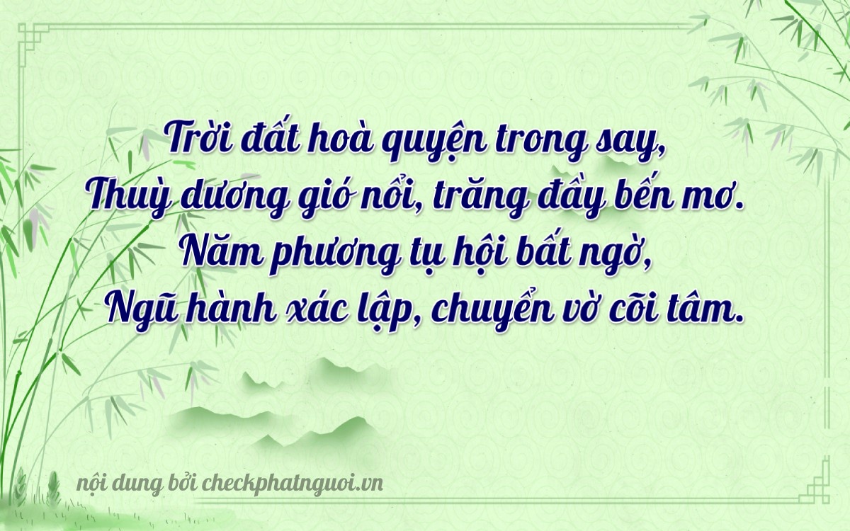 Bài thơ ý nghĩa cho <b>biển số 67A-11577</b> tại website checkphatnguoi.vn