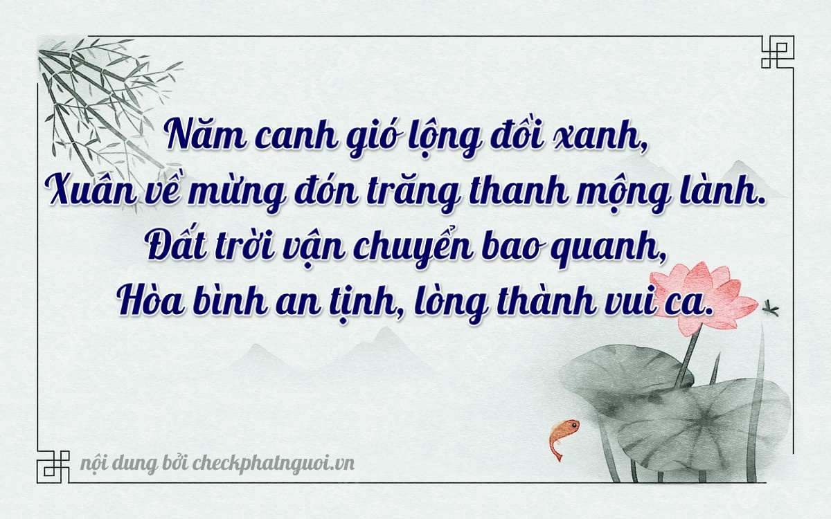 Bài thơ ý nghĩa cho <b>biển số 67A-23733</b> tại website checkphatnguoi.vn