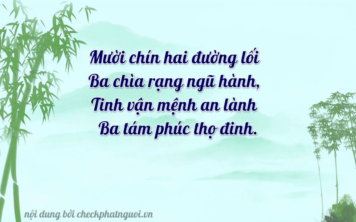 Bài thơ ý nghĩa cho <b>biển số 67AA-19338</b> tại website checkphatnguoi.vn