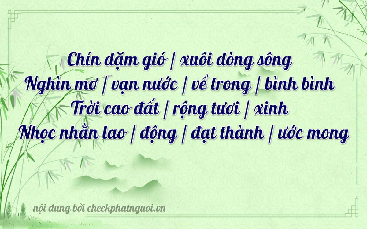 Bài thơ ý nghĩa cho <b>biển số 67AA-29999</b> tại website checkphatnguoi.vn