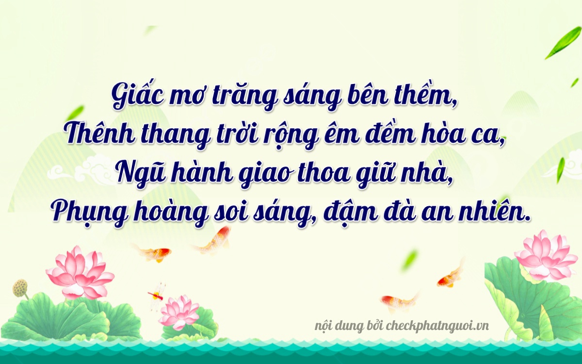 Bài thơ ý nghĩa cho <b>biển số 67AA-60275</b> tại website checkphatnguoi.vn