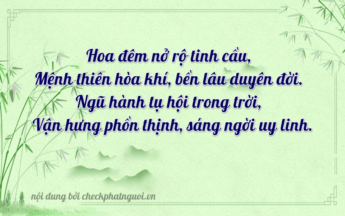 Bài thơ ý nghĩa cho <b>biển số 67AF-13592</b> tại website checkphatnguoi.vn