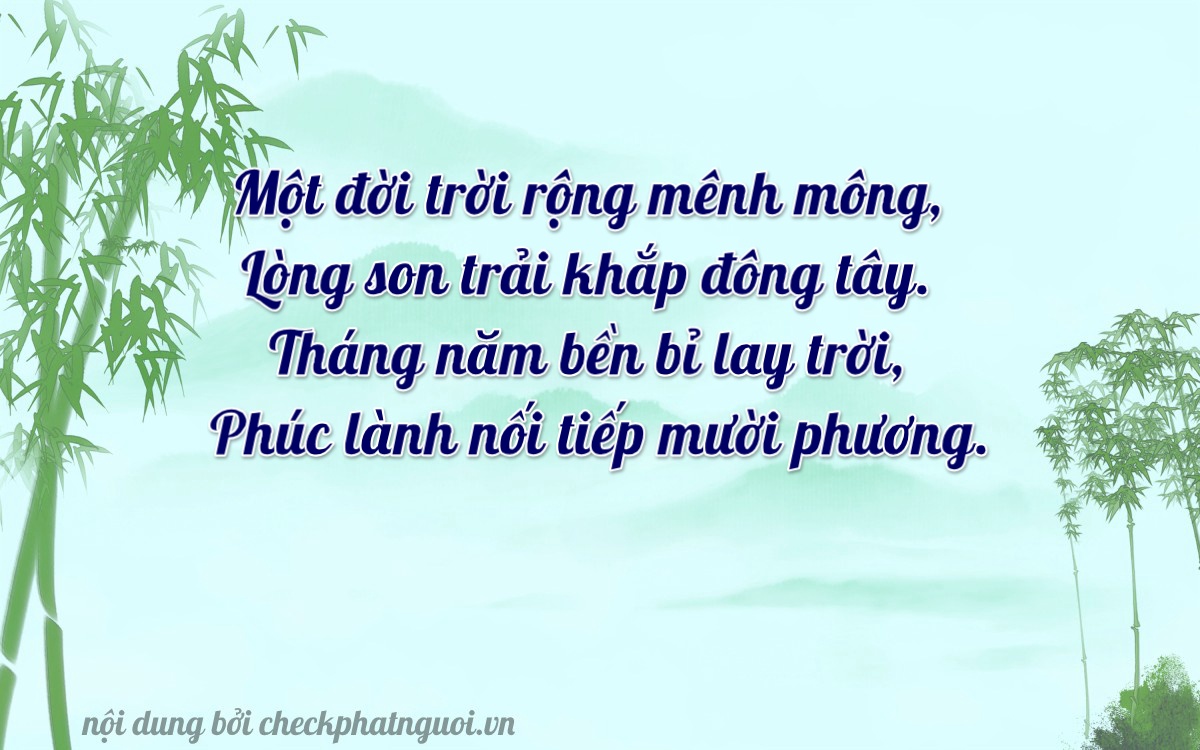 Bài thơ ý nghĩa cho <b>biển số 67AF-18755</b> tại website checkphatnguoi.vn