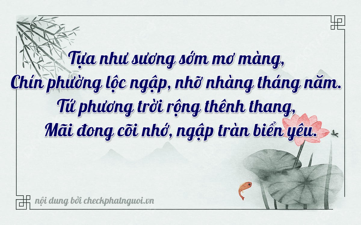 Bài thơ ý nghĩa cho <b>biển số 67AK-01940</b> tại website checkphatnguoi.vn