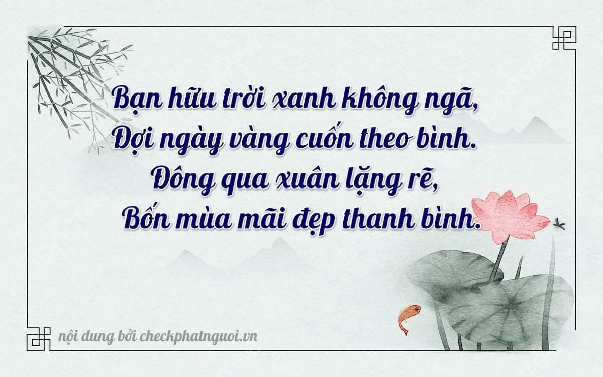 Bài thơ ý nghĩa cho <b>biển số 67AK-19404</b> tại website checkphatnguoi.vn