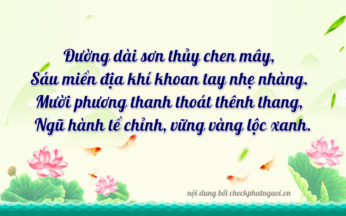 Bài thơ ý nghĩa cho <b>biển số 67AK-24068</b> tại website checkphatnguoi.vn