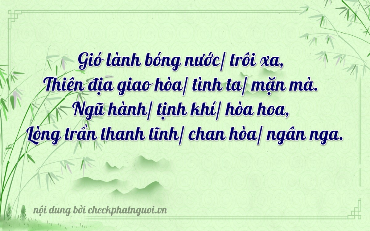 Bài thơ ý nghĩa cho <b>biển số 67C-01332</b> tại website checkphatnguoi.vn
