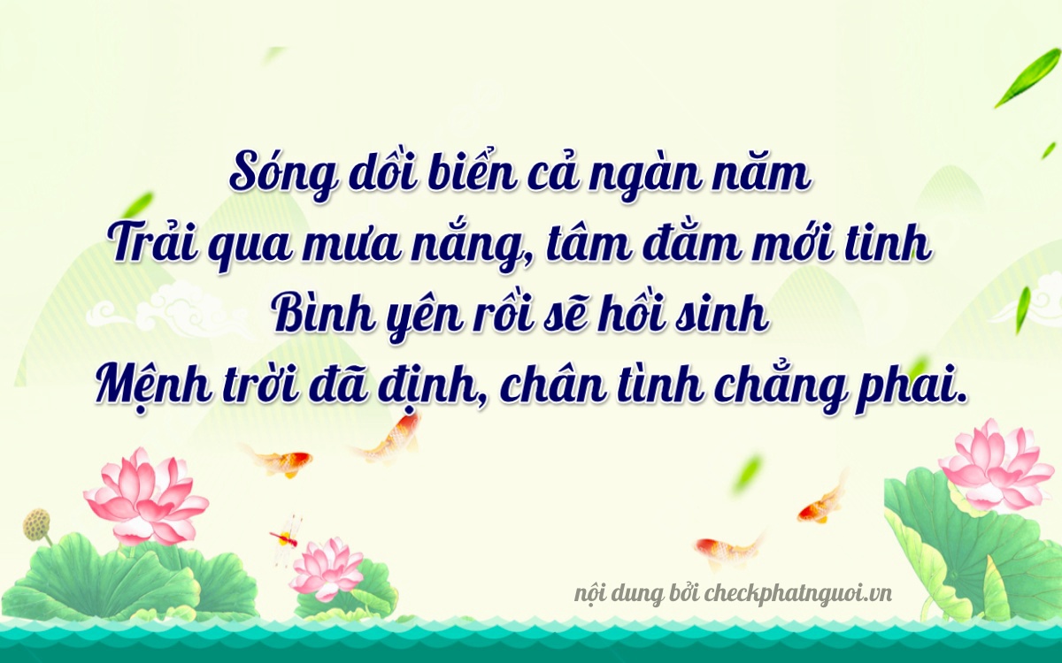 Bài thơ ý nghĩa cho <b>biển số 67C-09993</b> tại website checkphatnguoi.vn