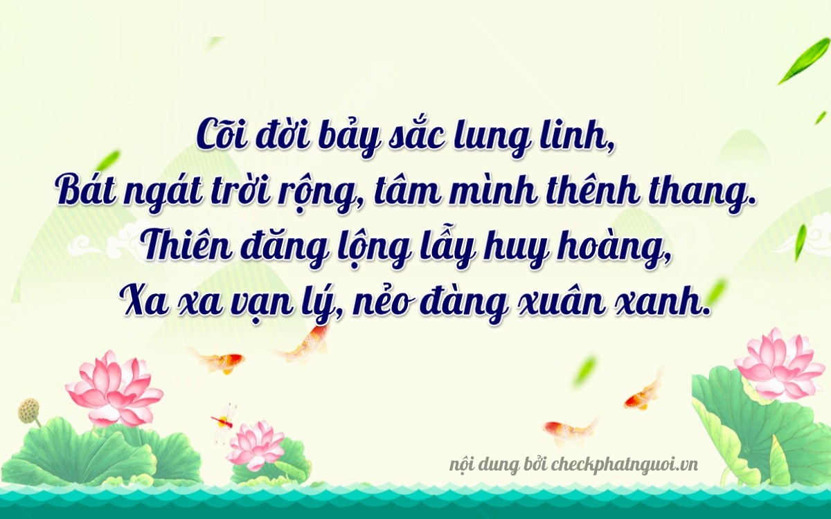 Bài thơ ý nghĩa cho <b>biển số 67C1-37888</b> tại website checkphatnguoi.vn