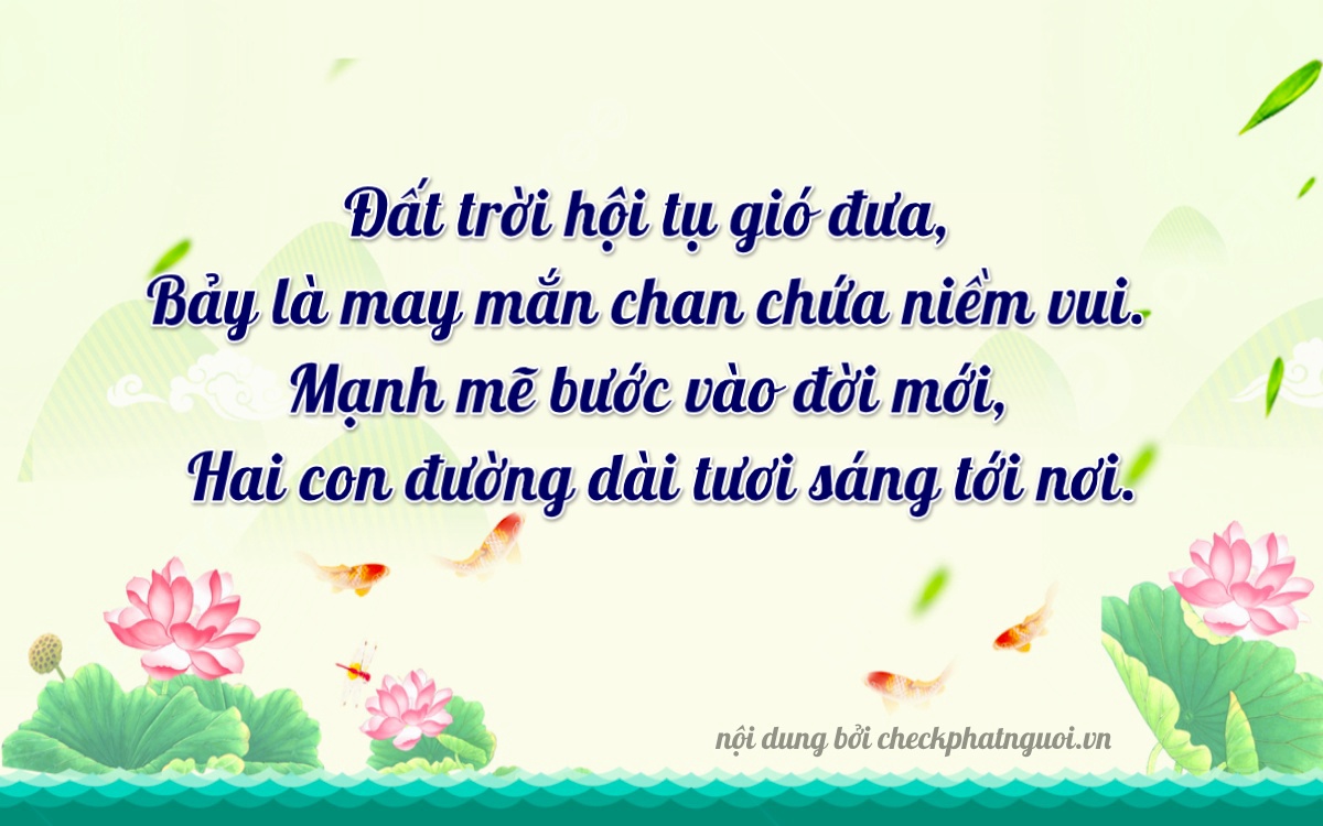 Bài thơ ý nghĩa cho <b>biển số 67C1-67012</b> tại website checkphatnguoi.vn