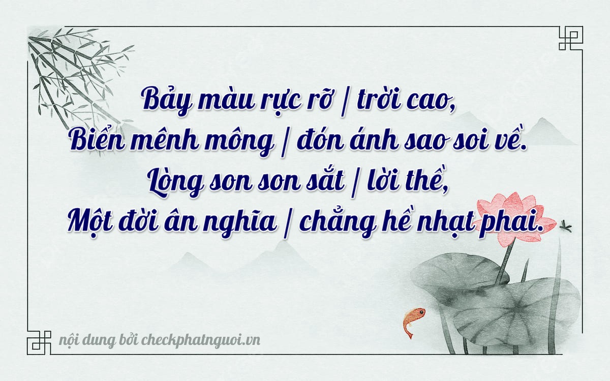 Bài thơ ý nghĩa cho <b>biển số 67C-75301</b> tại website checkphatnguoi.vn