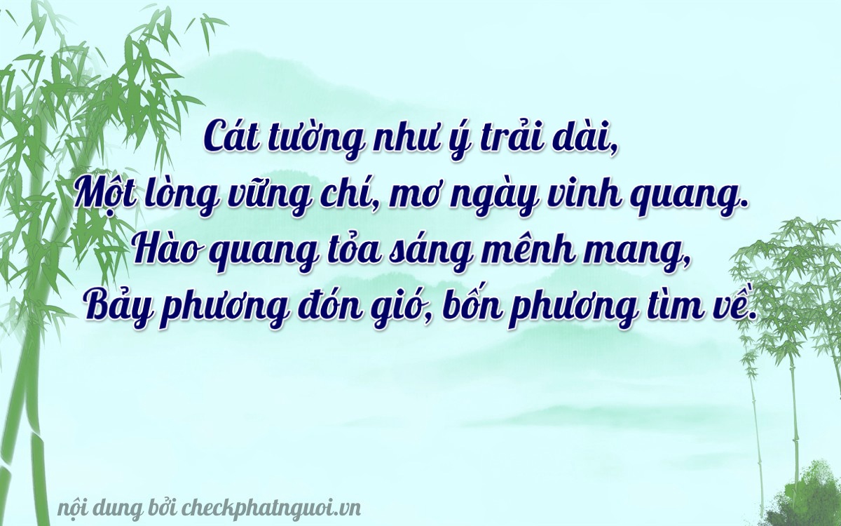 Bài thơ ý nghĩa cho <b>biển số 67D2-10470</b> tại website checkphatnguoi.vn