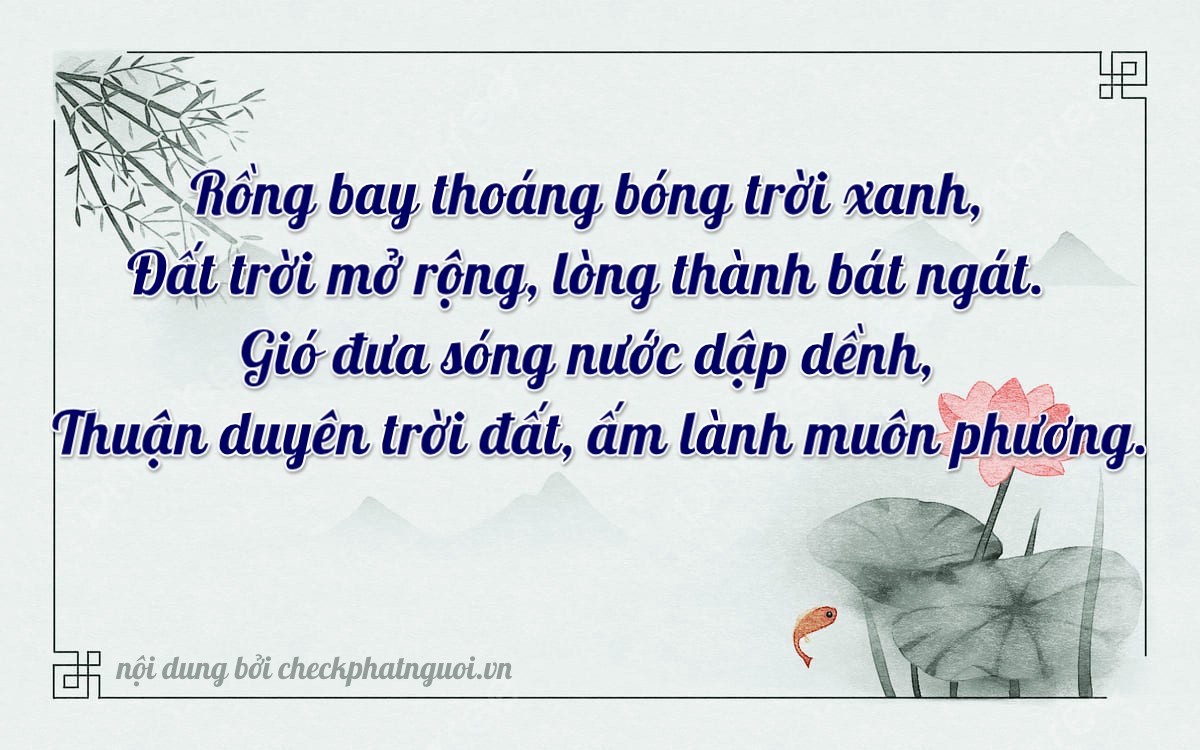 Bài thơ ý nghĩa cho <b>biển số 67E1-44531</b> tại website checkphatnguoi.vn