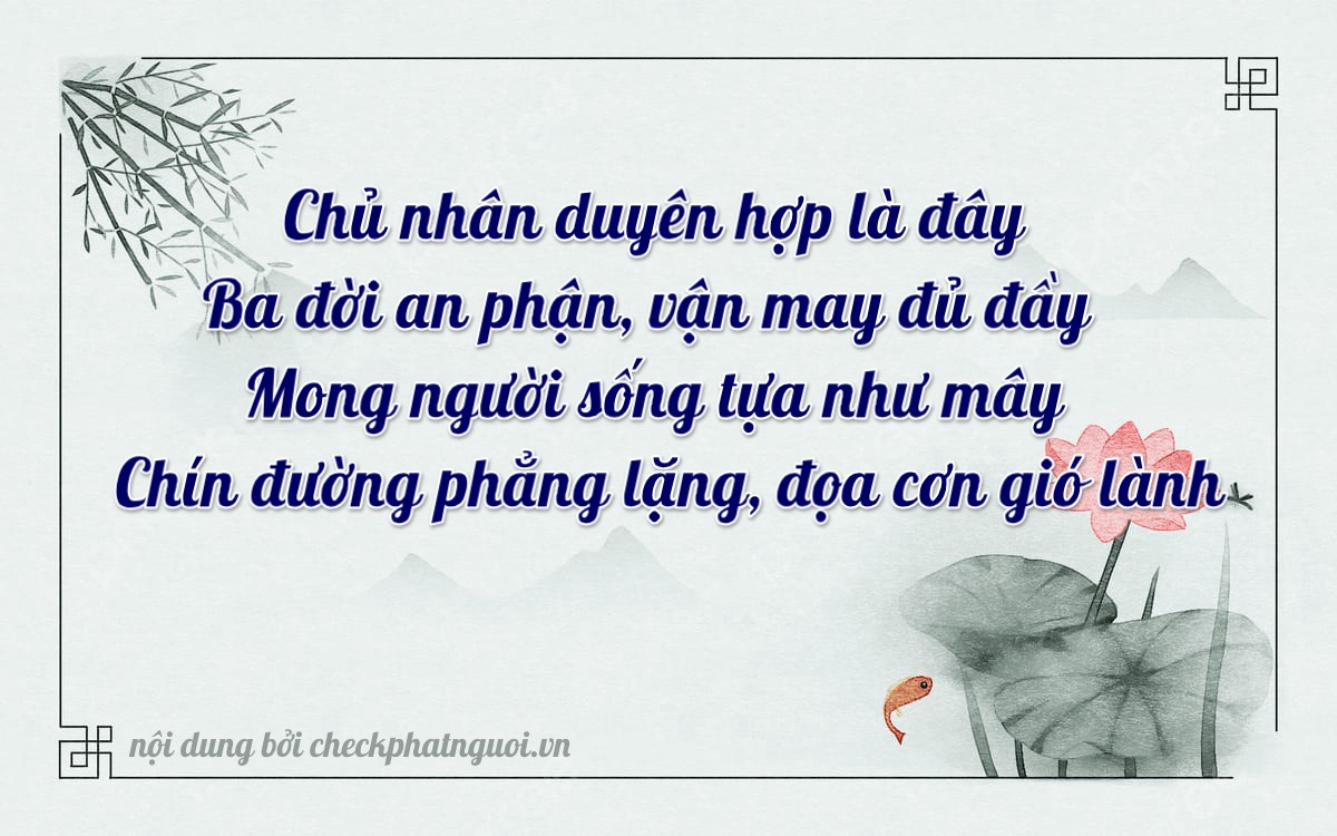 Bài thơ ý nghĩa cho <b>biển số 67G1-37309</b> tại website checkphatnguoi.vn
