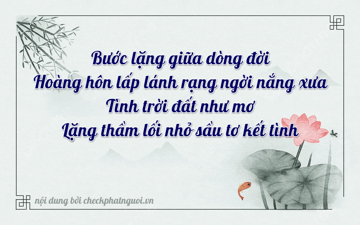 Bài thơ ý nghĩa cho <b>biển số 67H-01224</b> tại website checkphatnguoi.vn