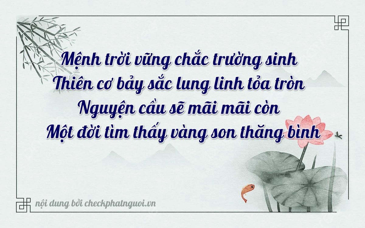 Bài thơ ý nghĩa cho <b>biển số 67H1-00709</b> tại website checkphatnguoi.vn