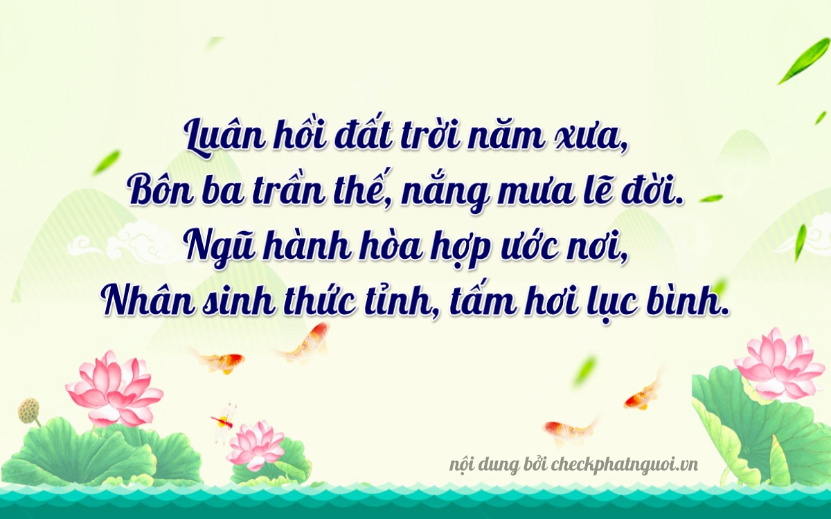Bài thơ ý nghĩa cho <b>biển số 67H1-63951</b> tại website checkphatnguoi.vn