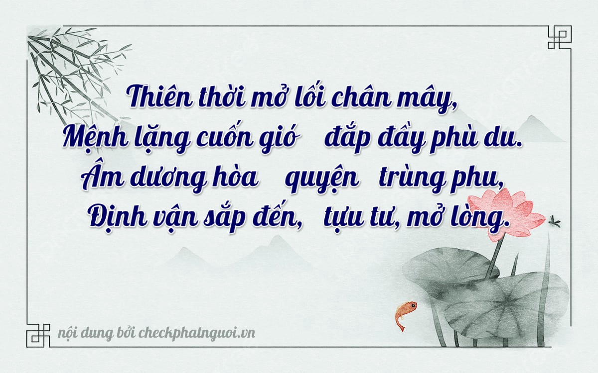 Bài thơ ý nghĩa cho <b>biển số 67K-93937</b> tại website checkphatnguoi.vn