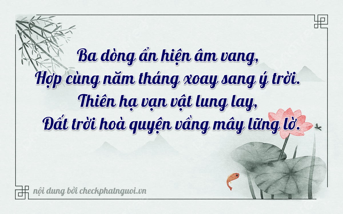 Bài thơ ý nghĩa cho <b>biển số 67L1-33338</b> tại website checkphatnguoi.vn