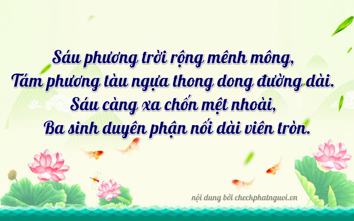 Bài thơ ý nghĩa cho <b>biển số 67L1-68623</b> tại website checkphatnguoi.vn
