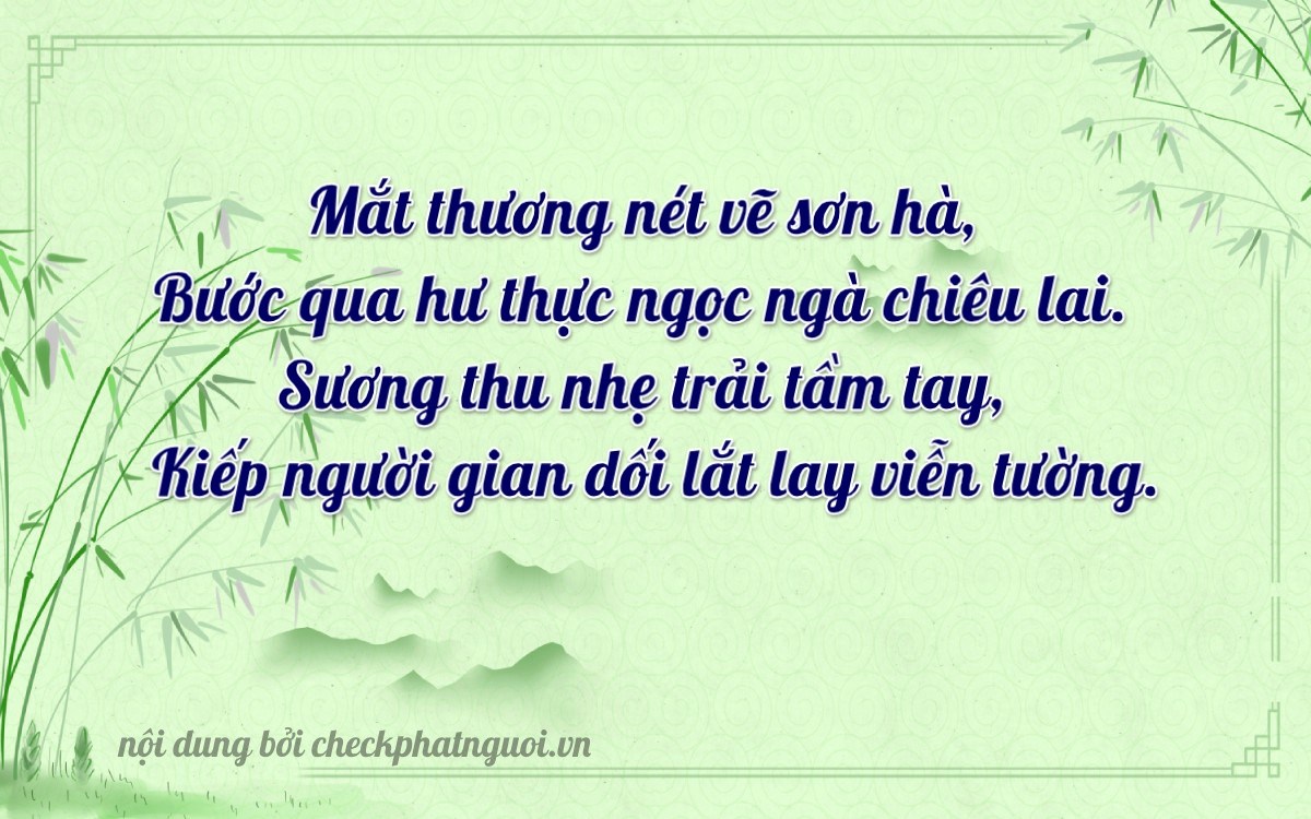 Bài thơ ý nghĩa cho <b>biển số 67L2-39366</b> tại website checkphatnguoi.vn
