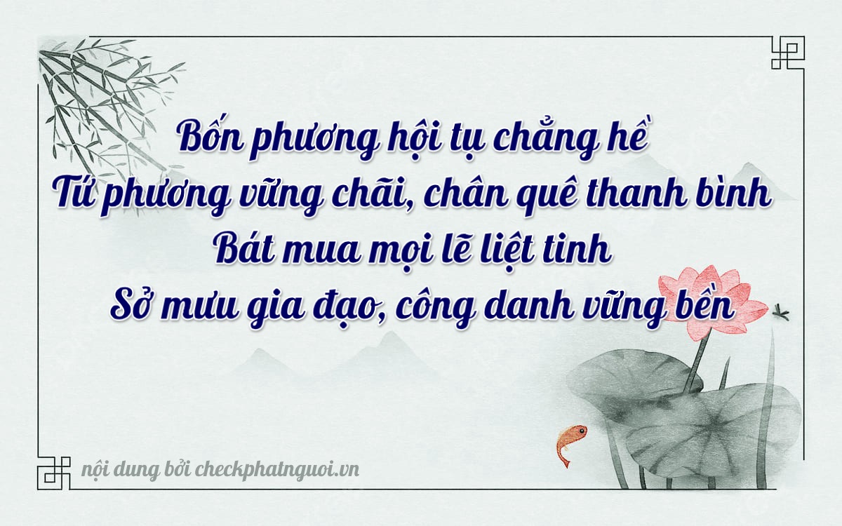 Bài thơ ý nghĩa cho <b>biển số 67L2-44852</b> tại website checkphatnguoi.vn